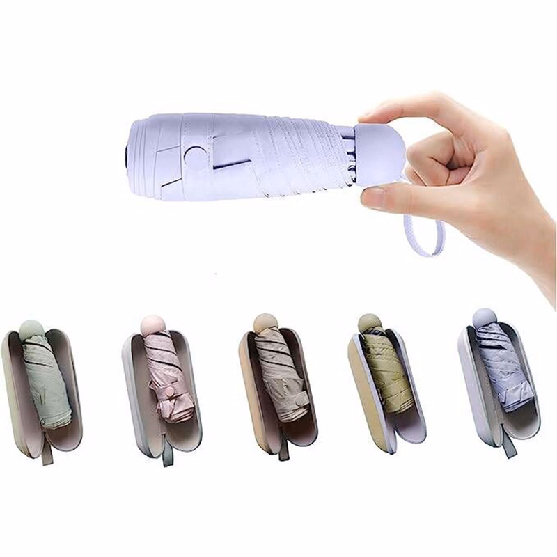 Vinyl eight fracture laminated sun umbrella with storage box