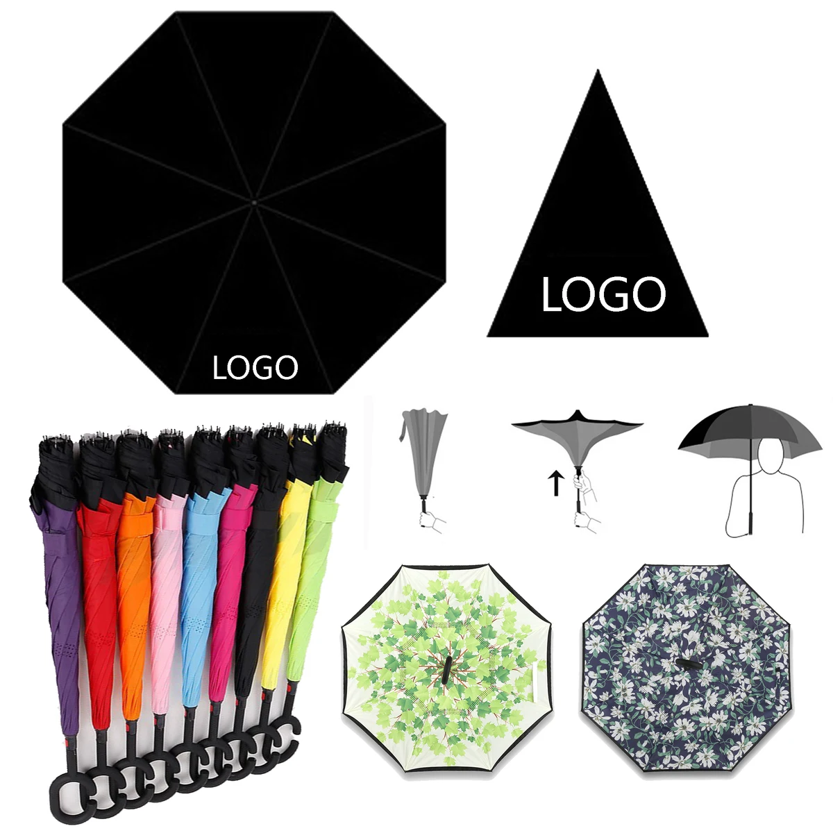 Compact Reverse Folding Umbrella 1