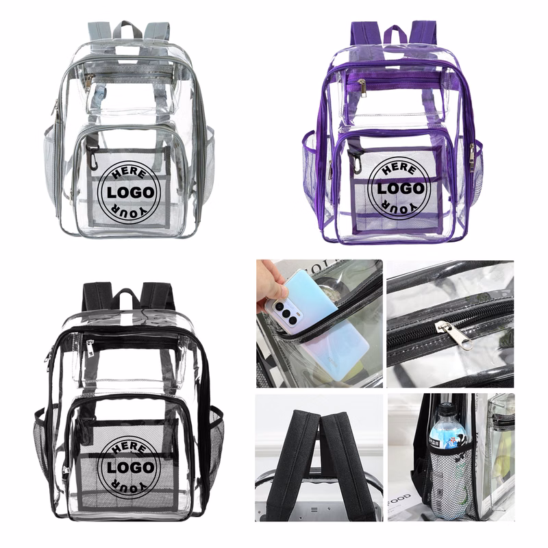 Clear Waterproof PVC Backpack