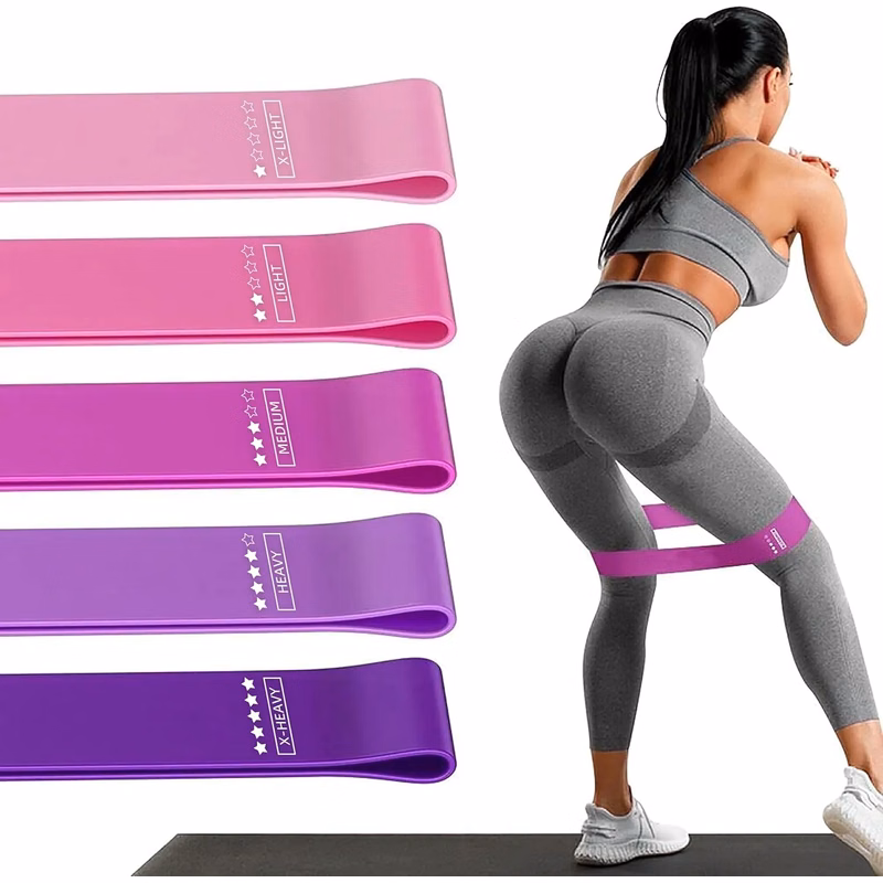 5pcs Yoga Resistance Band Set