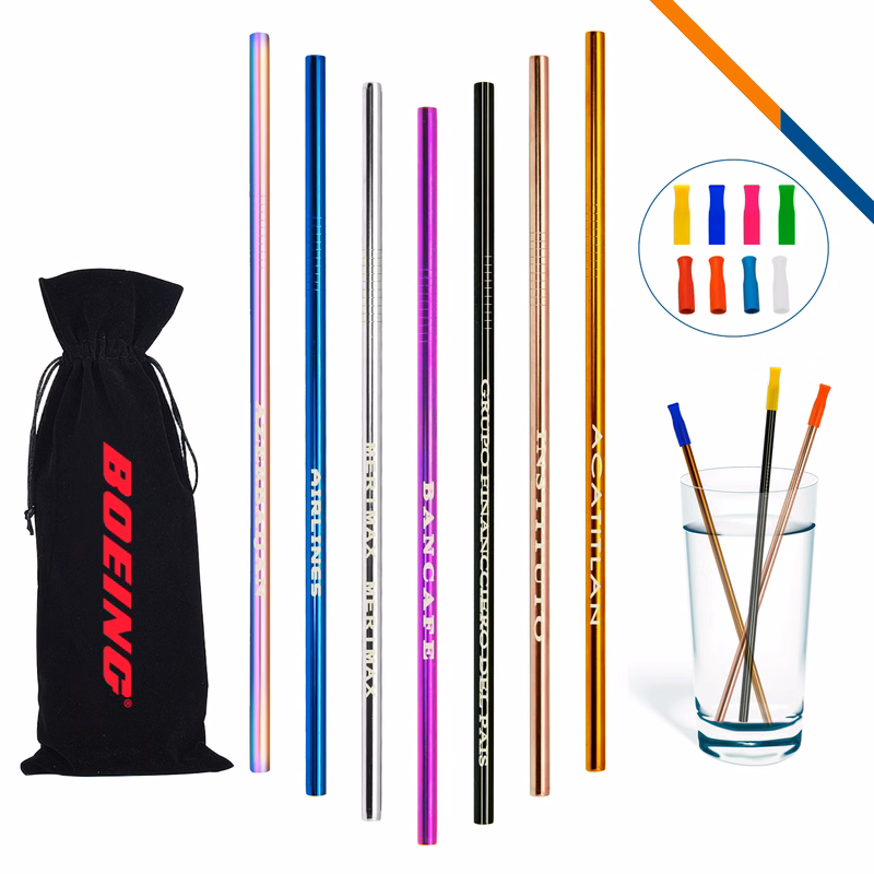 Ski Stainless Steel Straw