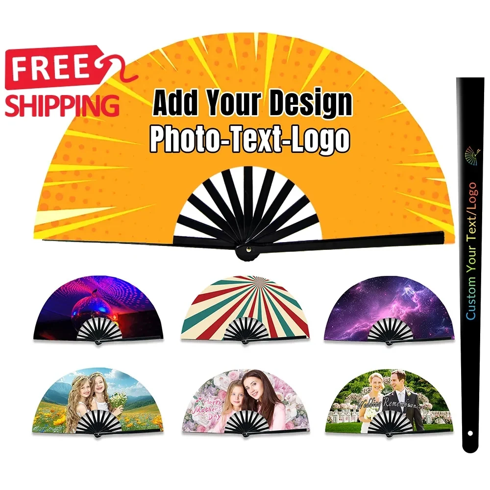 Personalized Boot On The Ground Folding Fan For Line Dancing 1