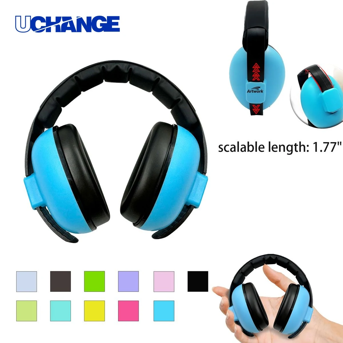 Children Head Mounted Earmuffs 1