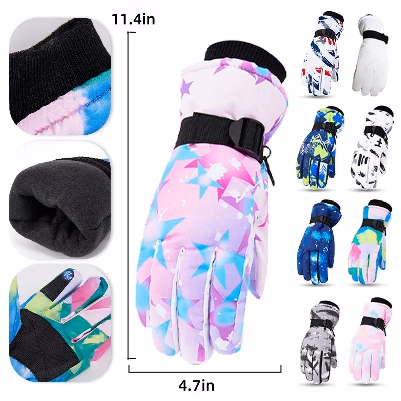 Men's Winter Gloves, Fleece-Lined And Cold-Resistant