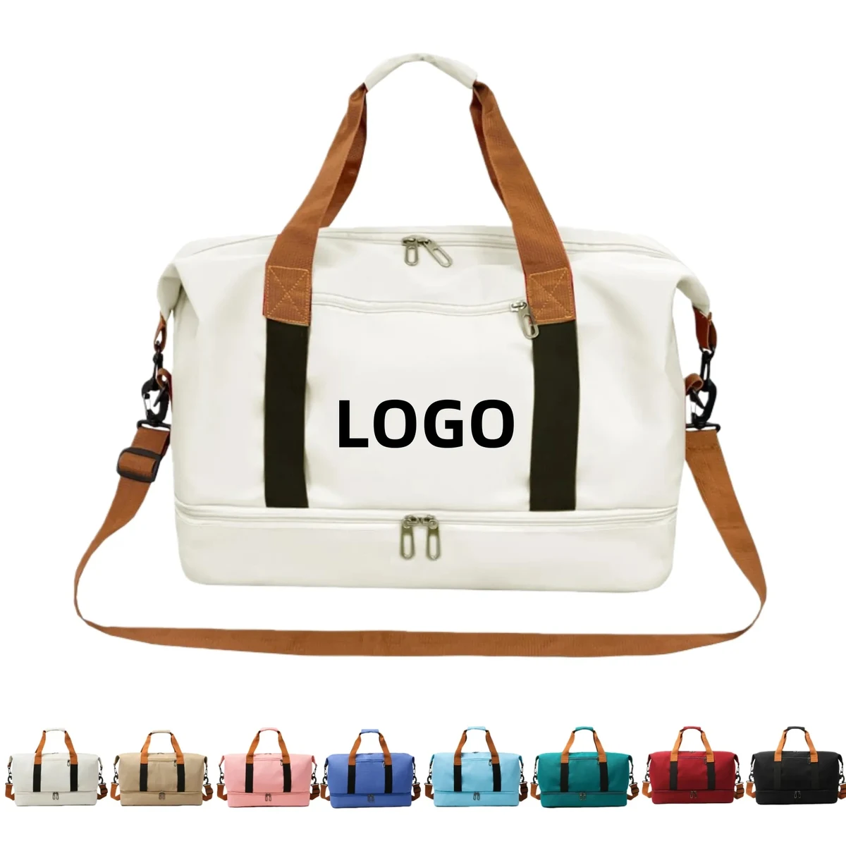 Carry-On Travel Duffle Bag Handbag With Luggage Sleeve 1