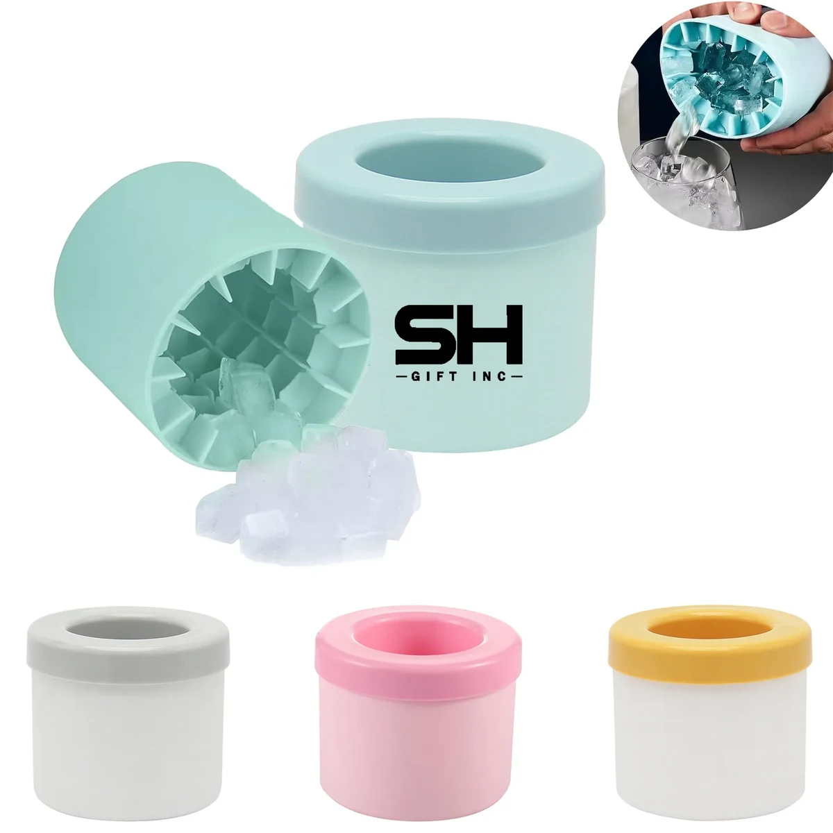 Cylinder Ice Cube Mold 1