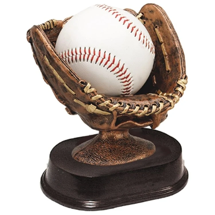 5" Baseball Holder Resin Figure 1