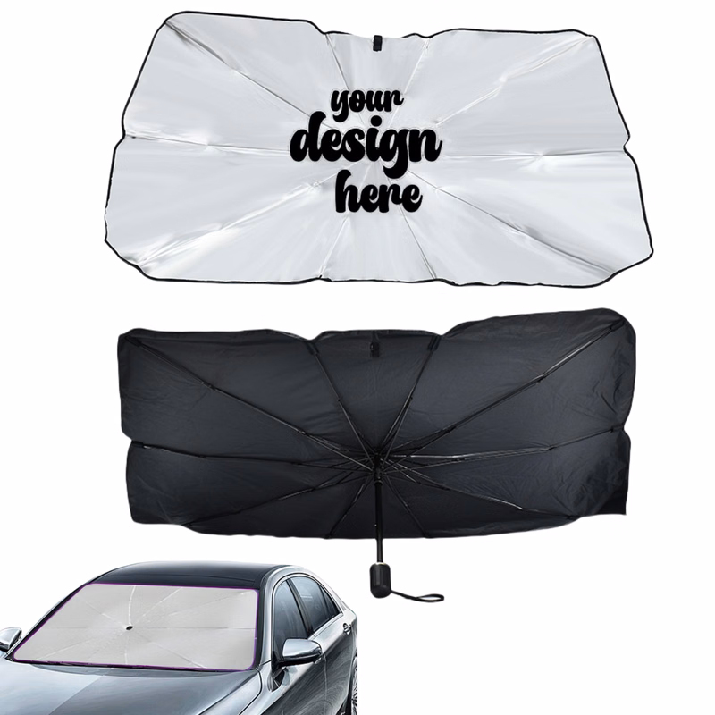Full Color Foldable Car Umbrella Sunshade