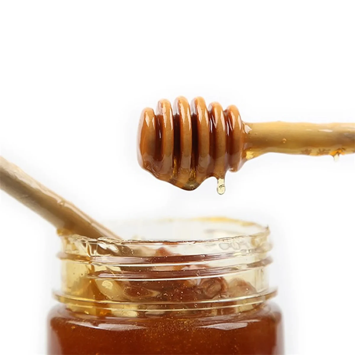 Honey Wood Stirrer Stick 1