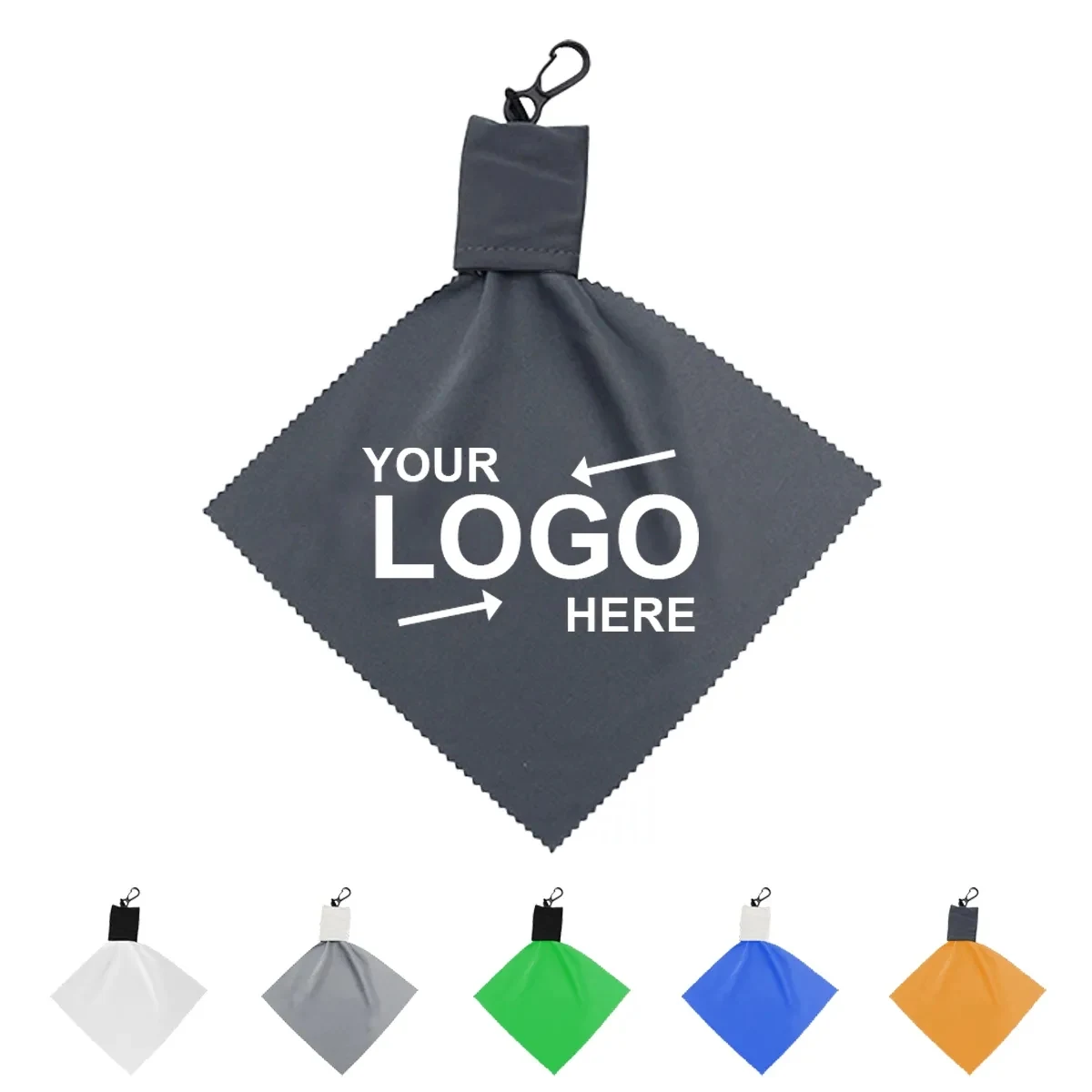 Microfiber Cleaning Cloth With Carabiner 1