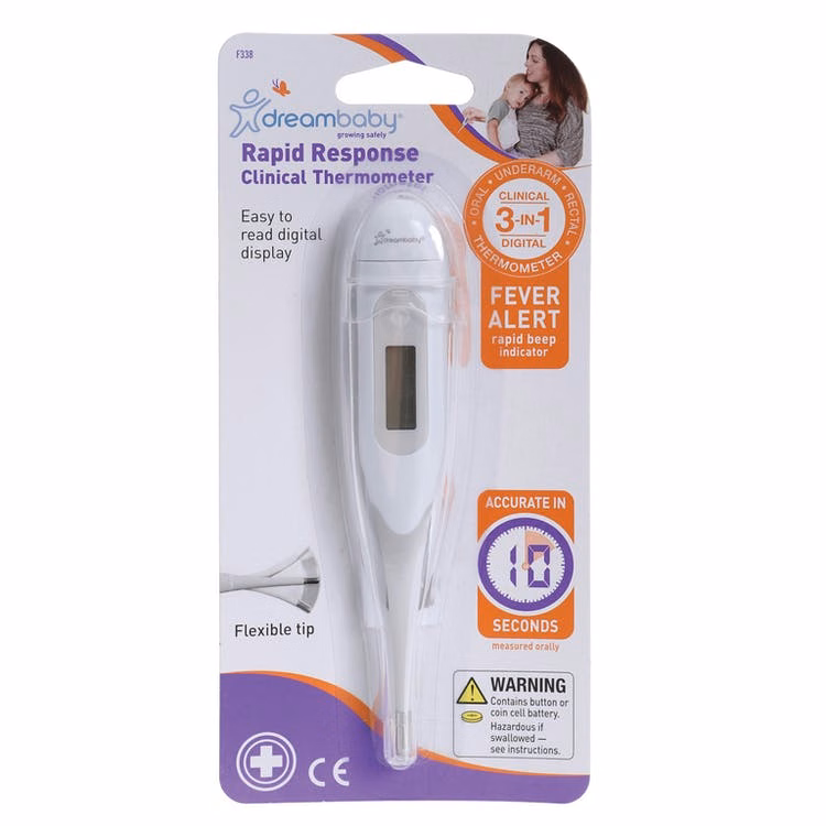 Rapid Response Clinical Thermometer - White Digital