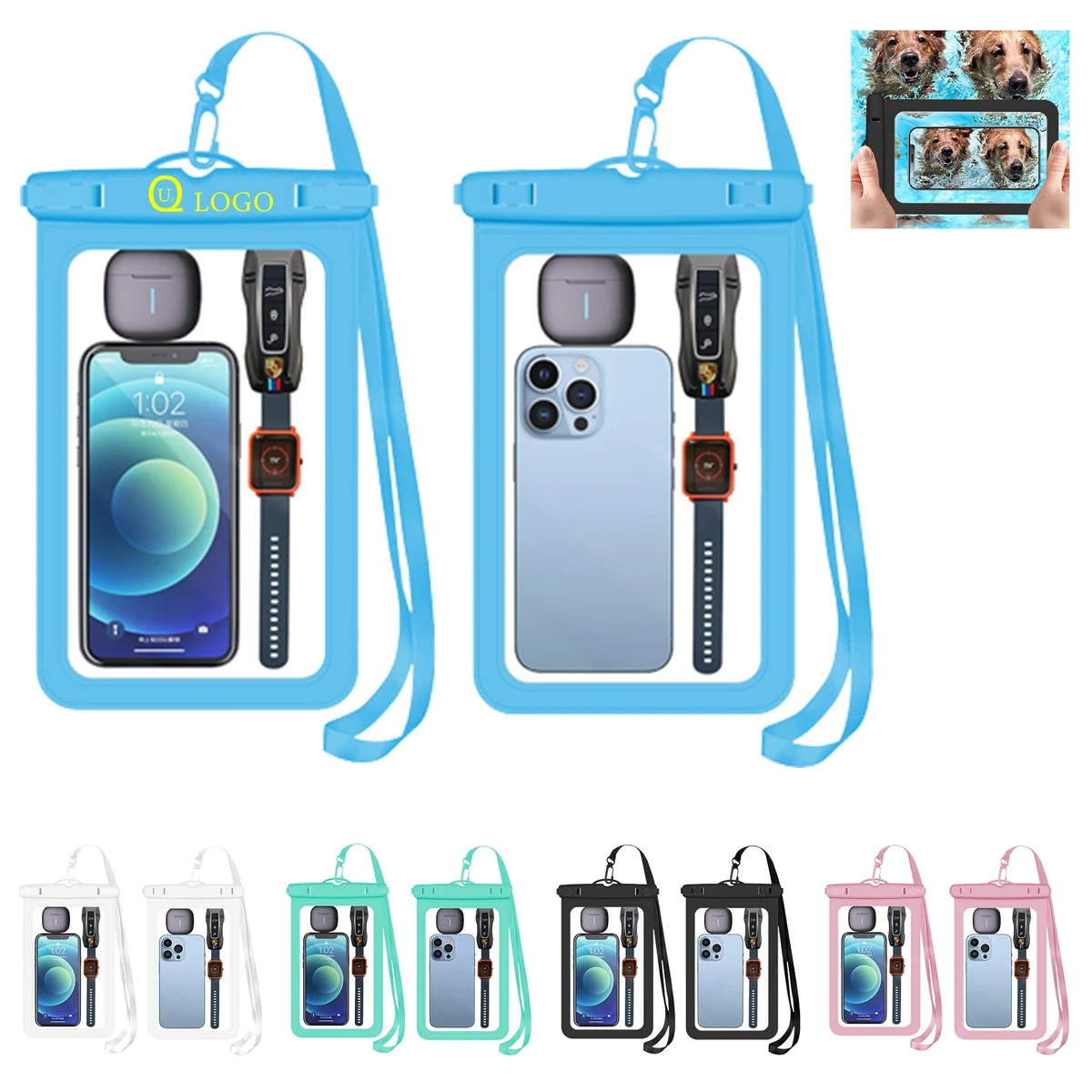 Ipx8 8.9 Inch Waterproof Mobile Phone Bag 1