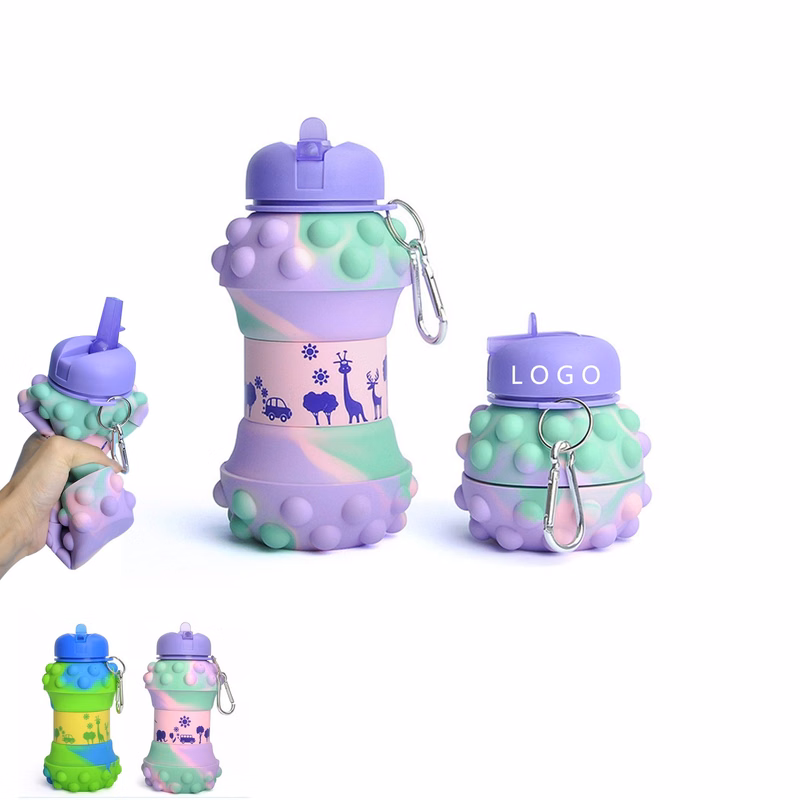 20oz Collapsible Kids Water Bottles