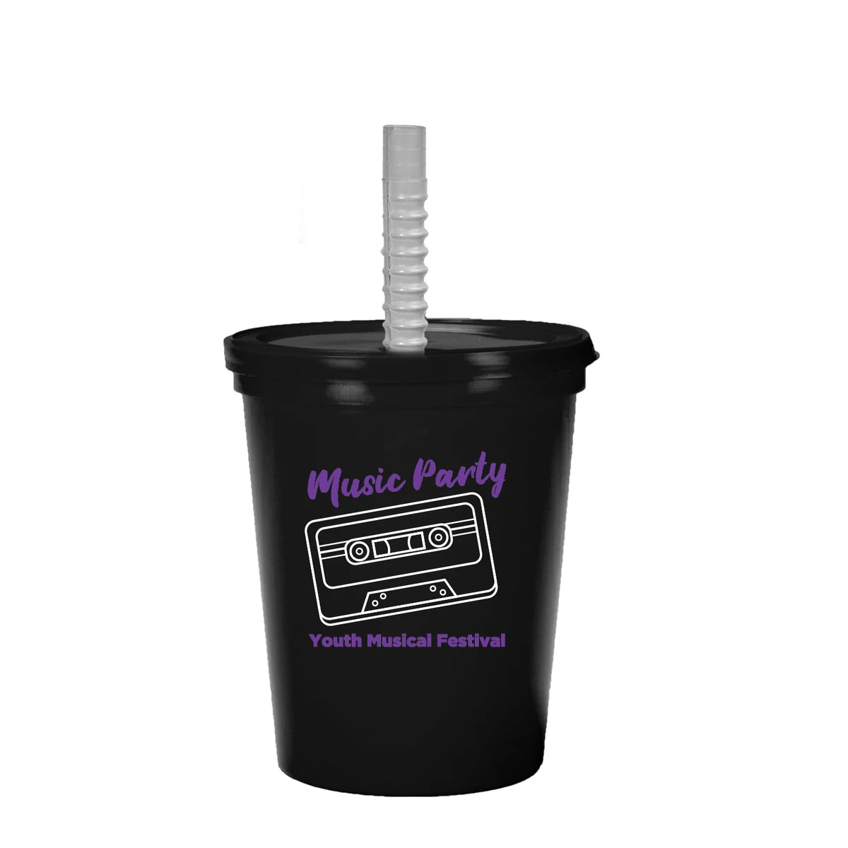 16 oz. Little Sippy Stadium Cup (2 Color Imprint) 1