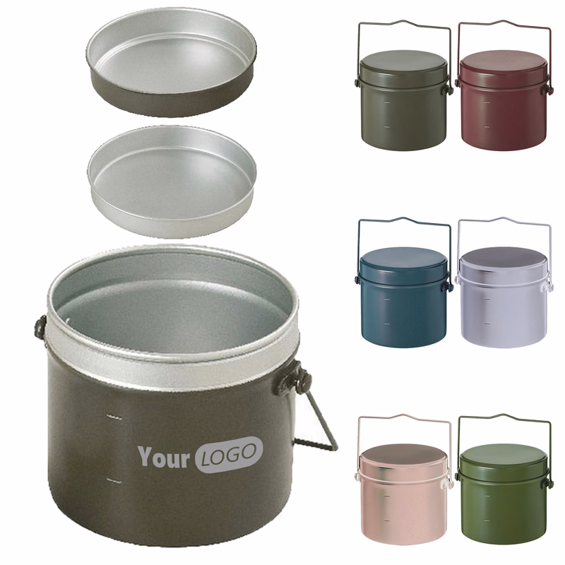 Aluminum Multi Functional Barbecue Hanging Pot Lunch Box