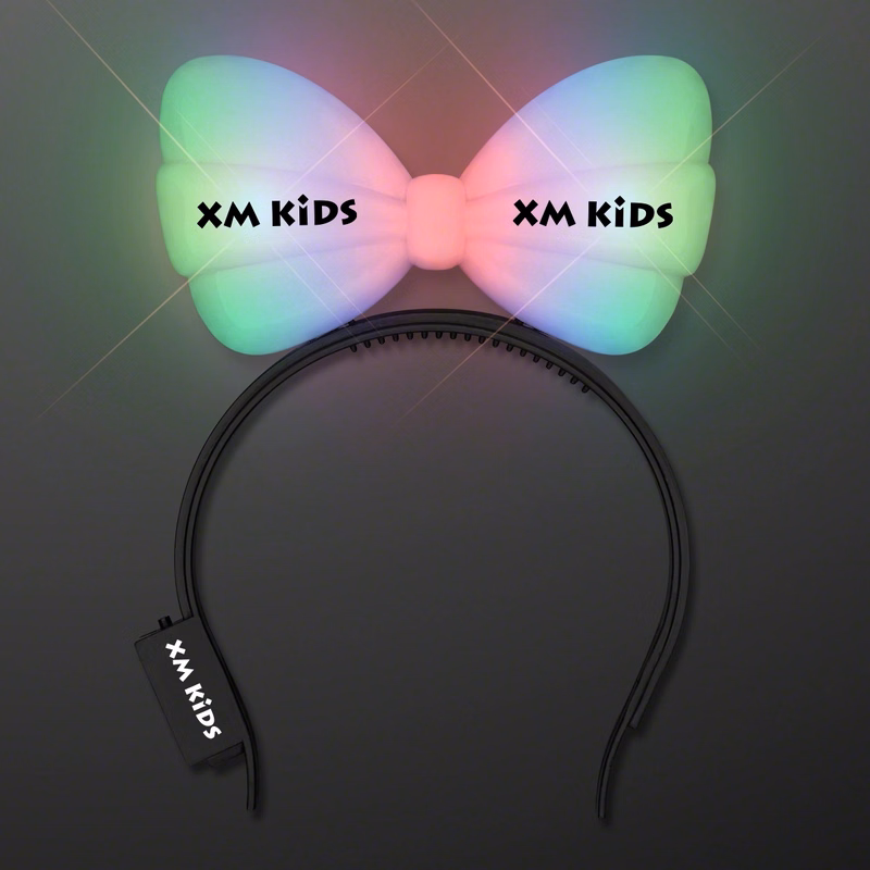 Color Change Light Up Bow Headband