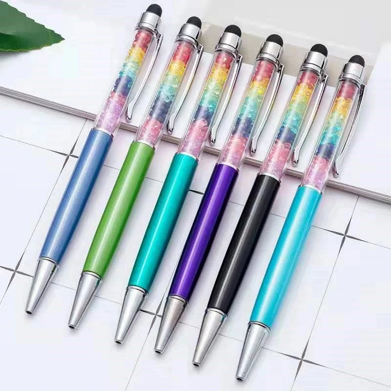 Rainbow Crystal Ballpoint Pen 1
