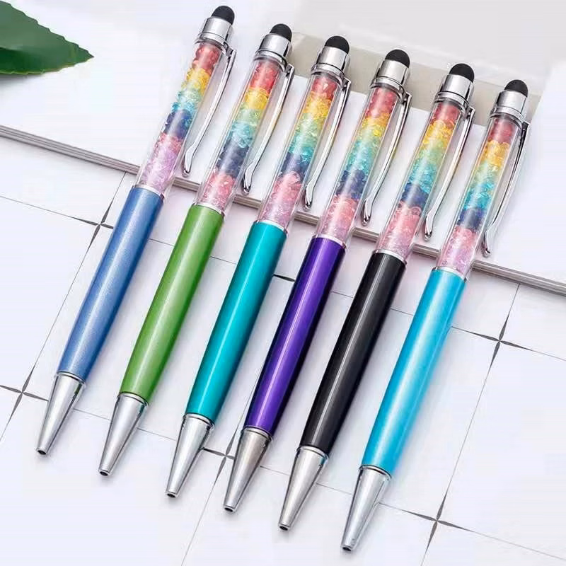 Rainbow Crystal Ballpoint Pen