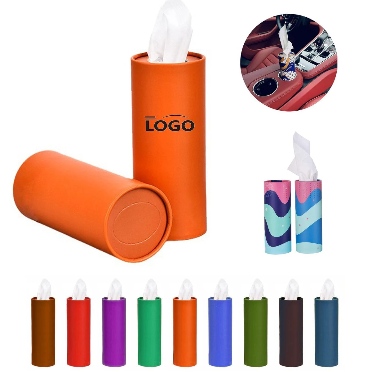 Full Color Car Cylinder Tissue 1