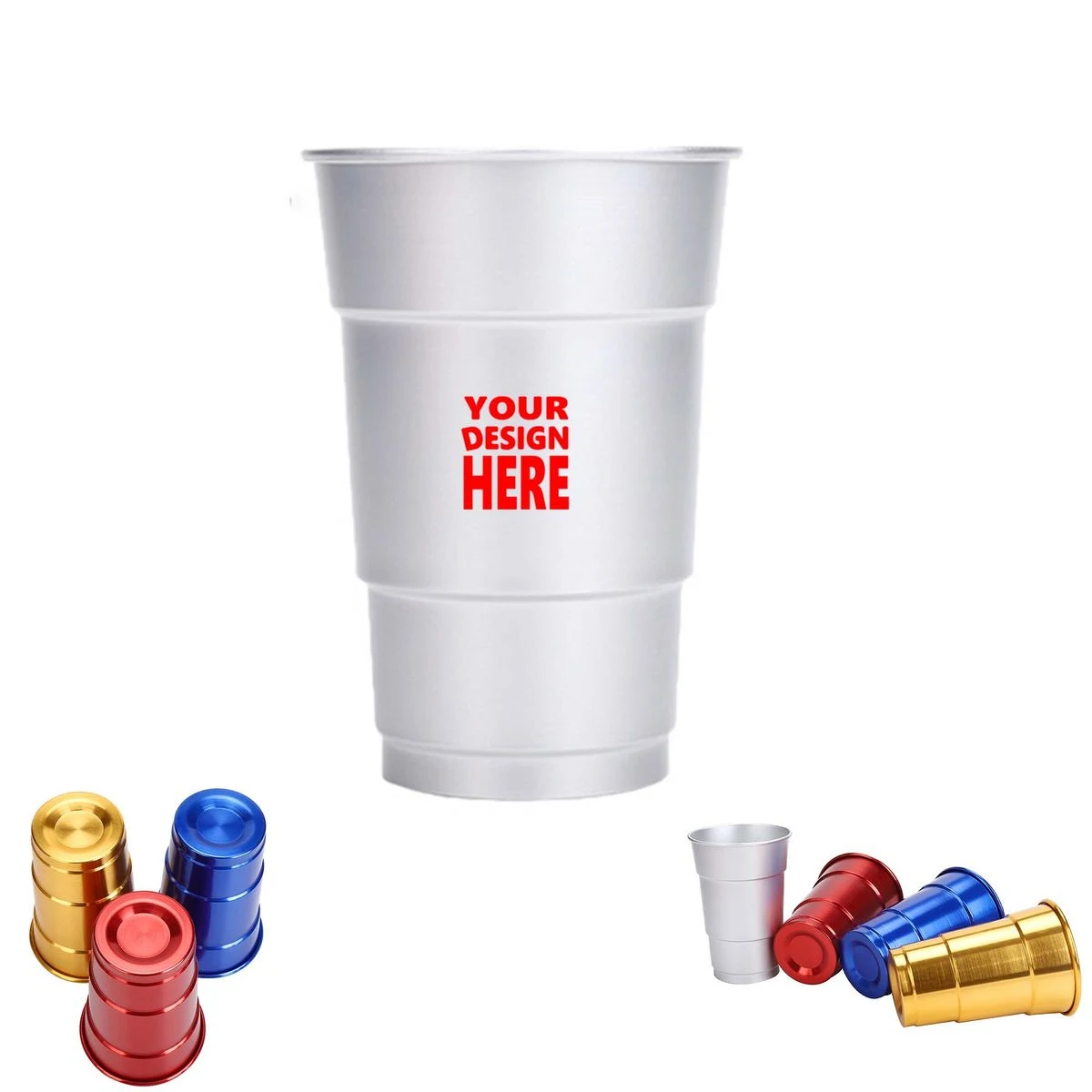 16OZ Reusable Metal Aluminum Cup 1