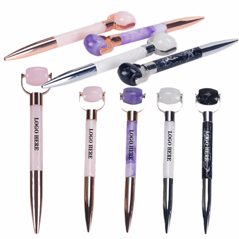 Resin Beauty Facial Roller Massage Writing Pen