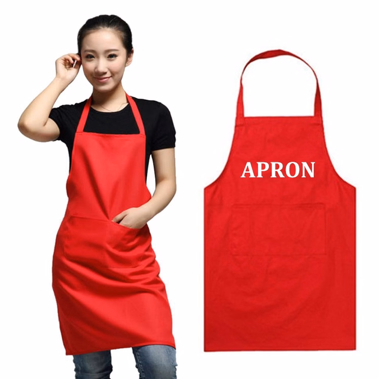 Polyester Apron With Two Pockets