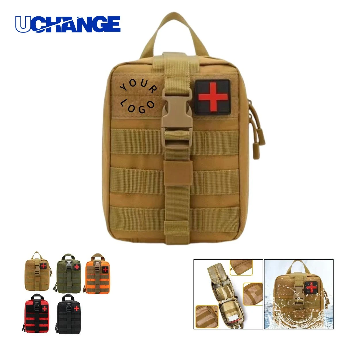 Durable First Aid Kit Organizer 8x6 Inch for Travel 1