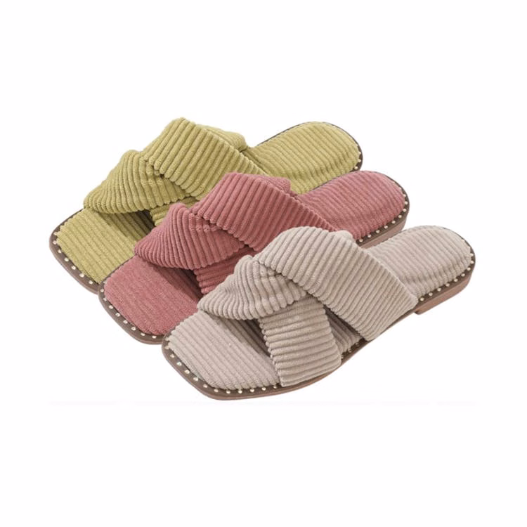Women's Open Toe Slip-On Heel Side Sandals Assorted 6-11
