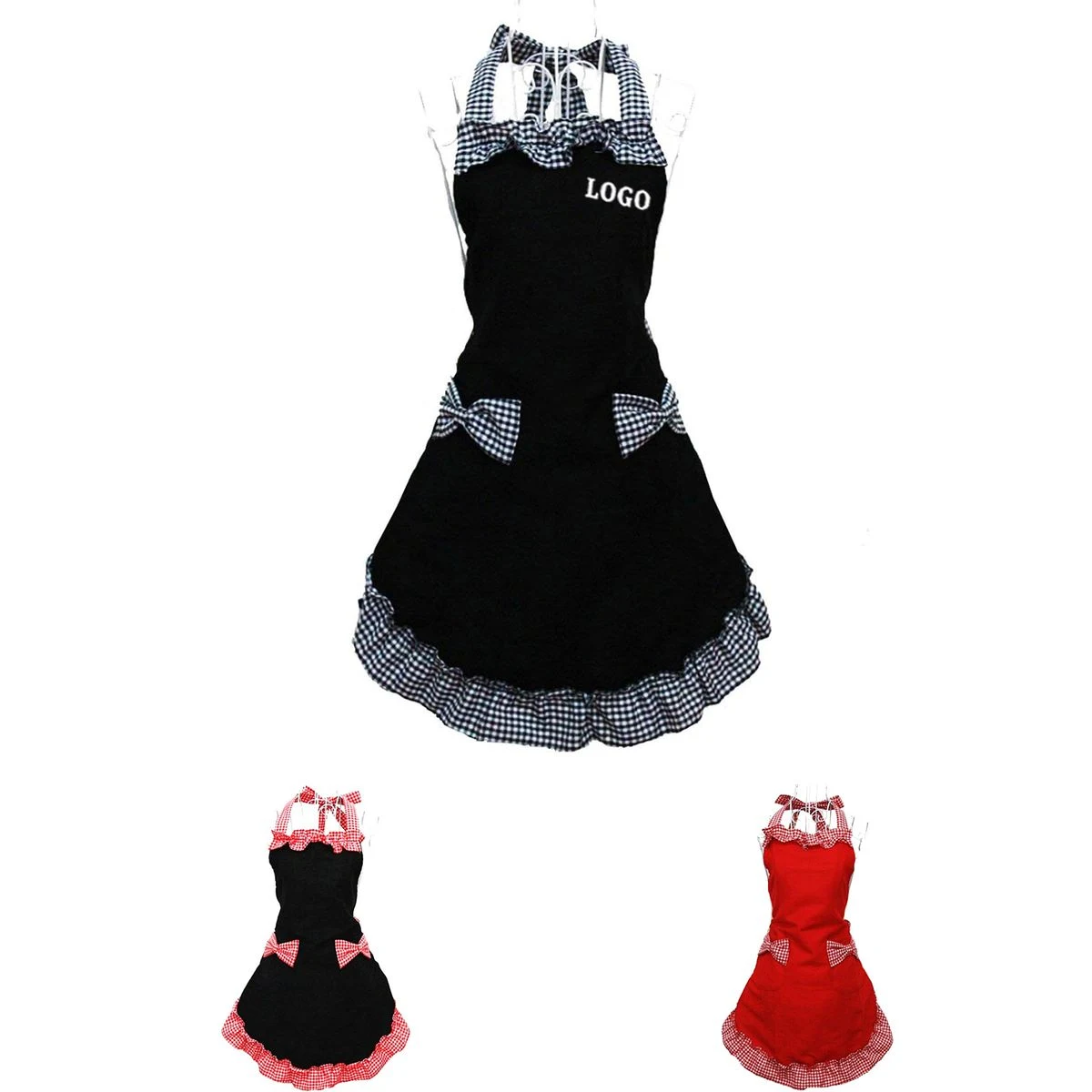 Cute Retro Ladies Kitchen Sexy Apron 1