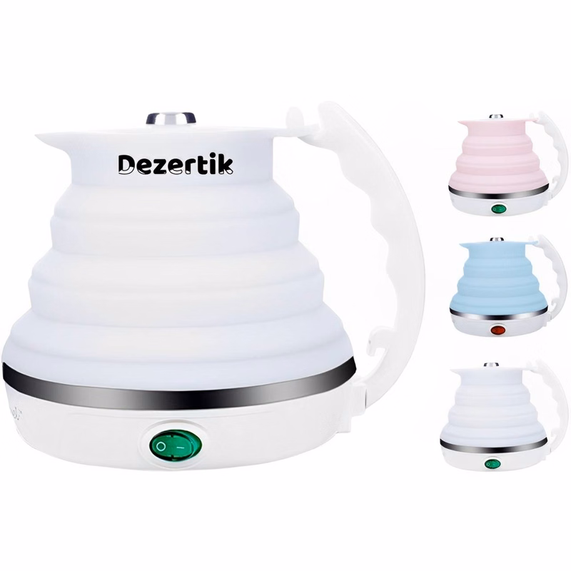 Smart Foldable Travel Kettle: Thermostatic, Ideal