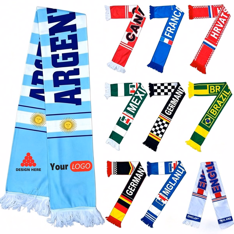 Premium Velvet Sports Fan Scarf
