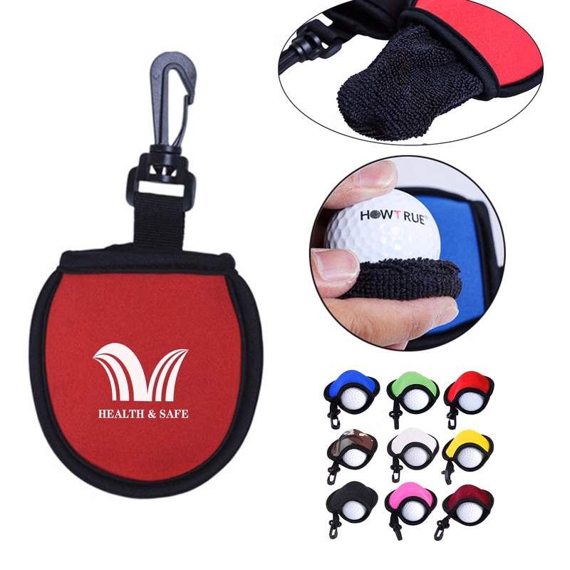 Portable Golf Ball Washer Cleaner Bag