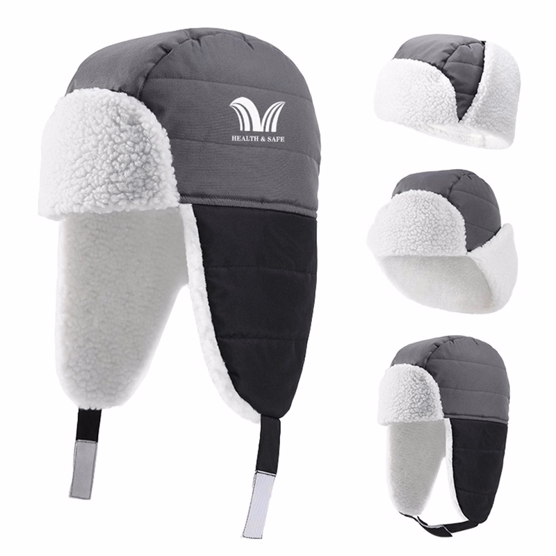 Trooper Hat With Snowboard Fur Ear Flaps