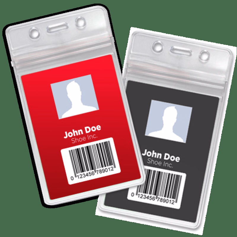 Zip Badge Holders
