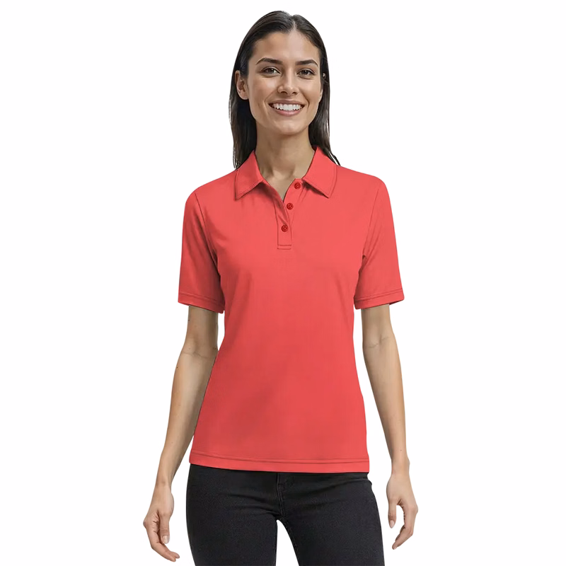Ladies Short-Sleeve Nailhead Polo