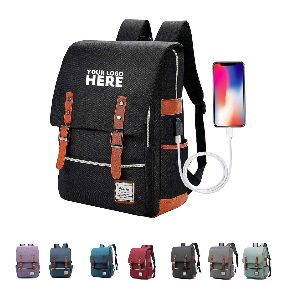 Laptop BackPack With USB Charing Port 1