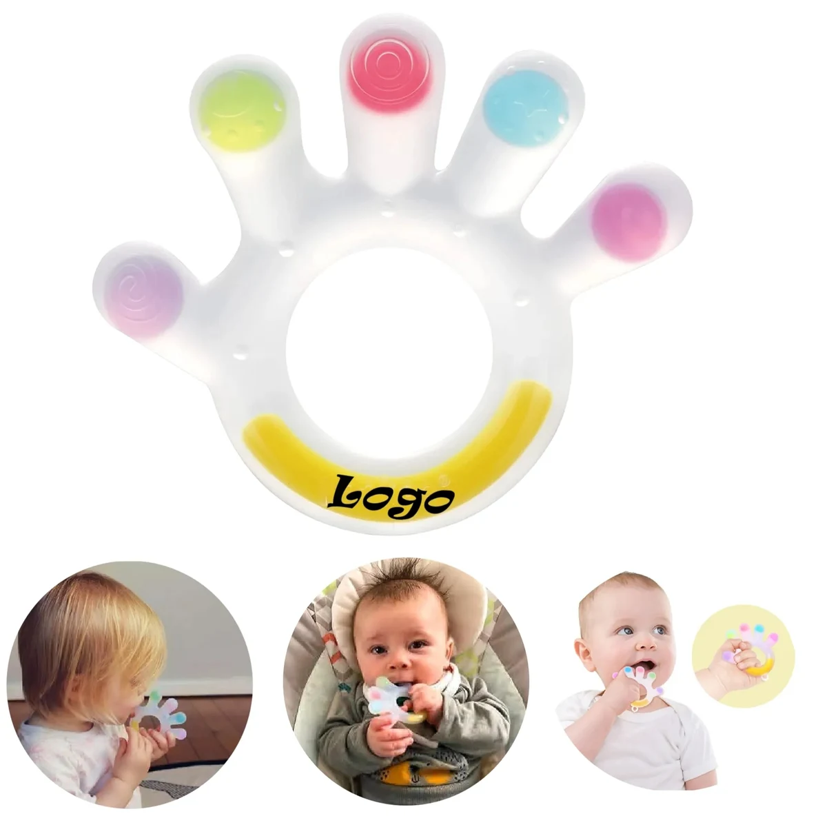 Soft Silicone Baby Soothing Teether Pacifier 1
