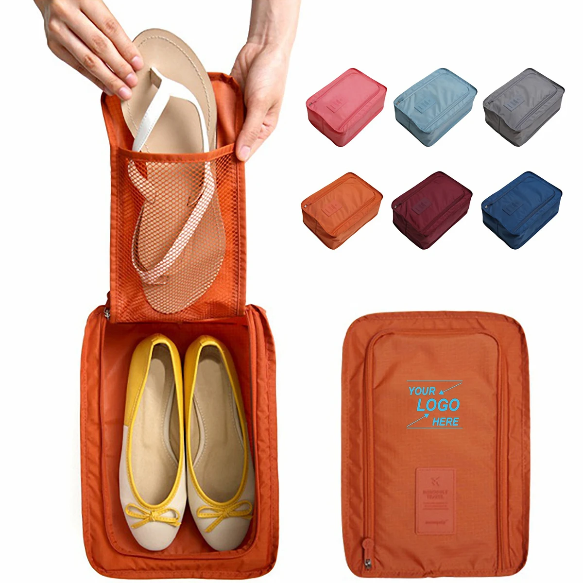 Travel Shoe Storage Bag with Multifunctional Folding Design 1