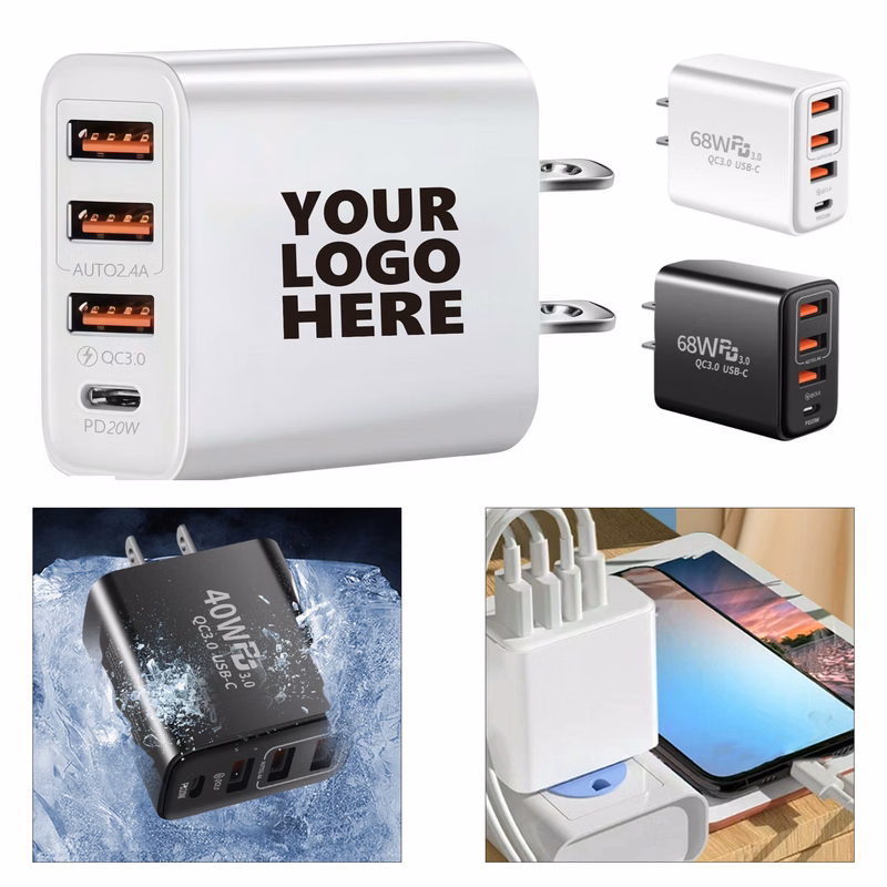 Travel Charger with Multi-USB Ports