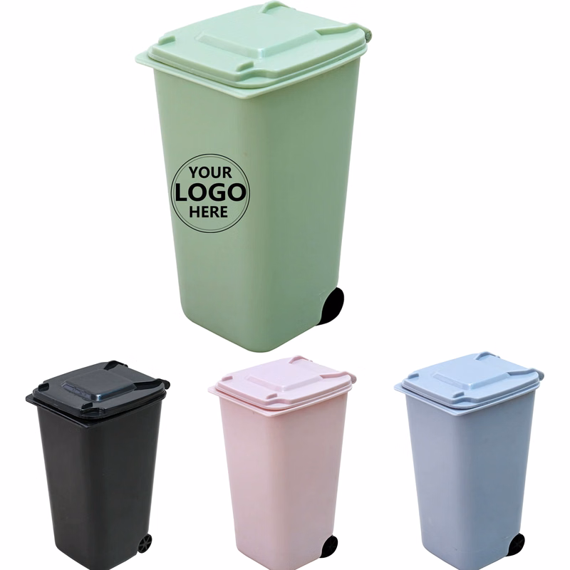 Small Plastic Tabletop Garbage Container