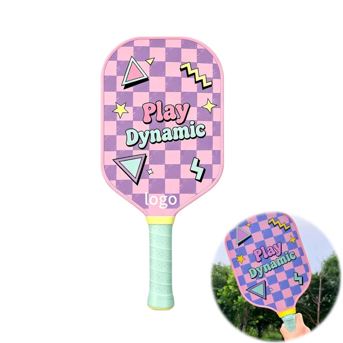 Custom Fiberglass Pickleball Racket 1