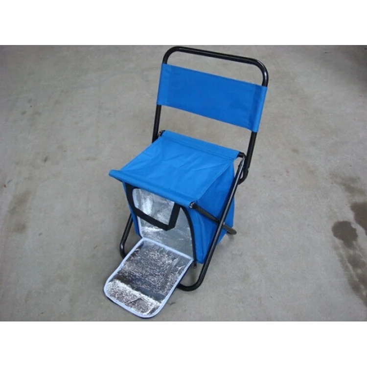 Oxford Fabric Camping and Fishing Chair with Ice Cooler Bag and Backrest 1