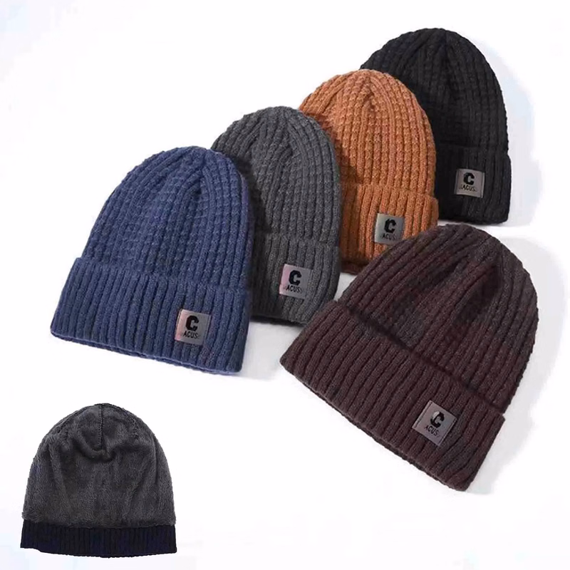 Winter Knit Beanie Cap