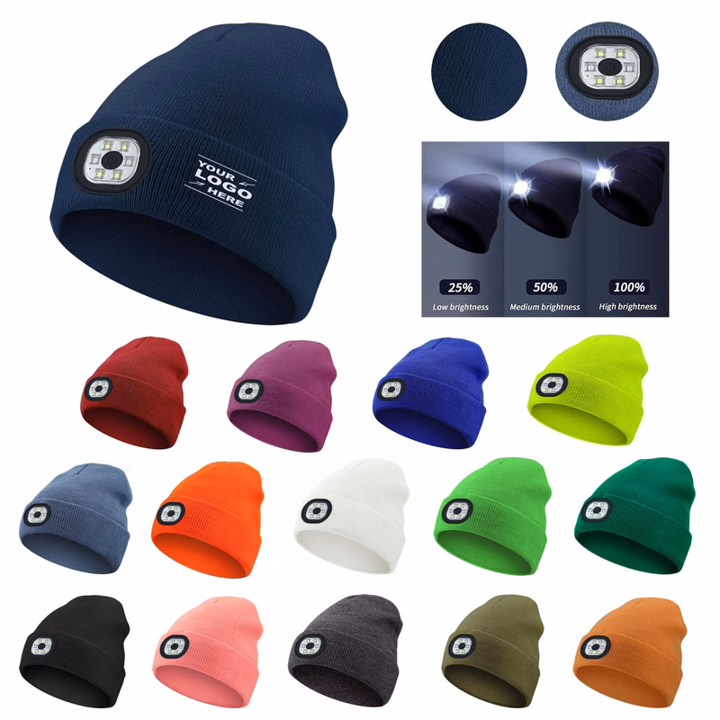 Unisex Beanie With LED Headlight