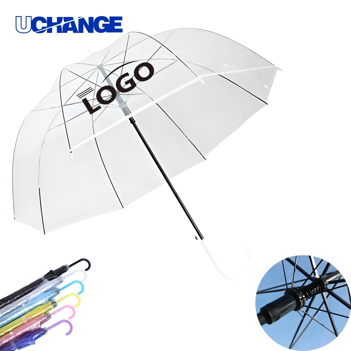PVC Customized Transparent Umbrella for Events 1
