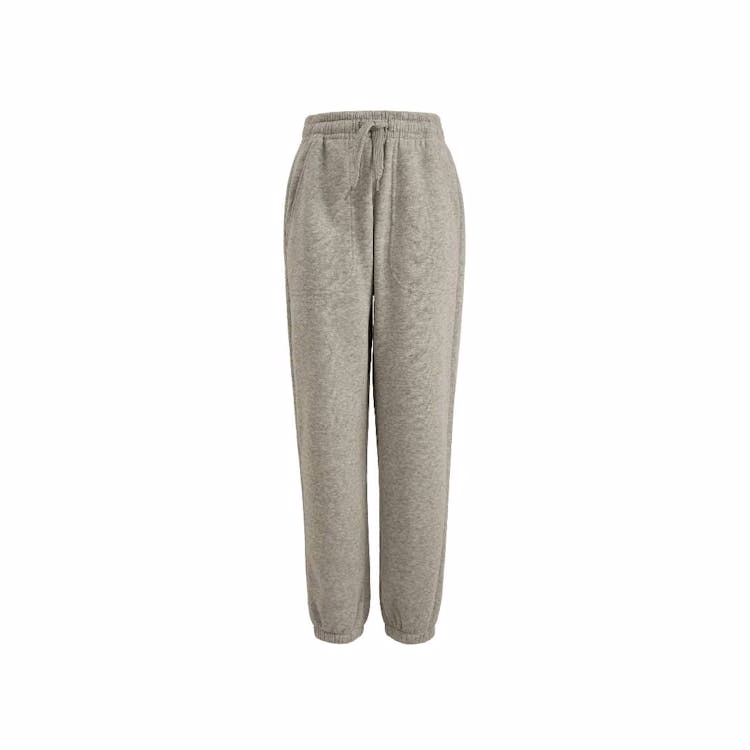 Kids Fleece Jogger Sweatpants - Size 8 Light Gray