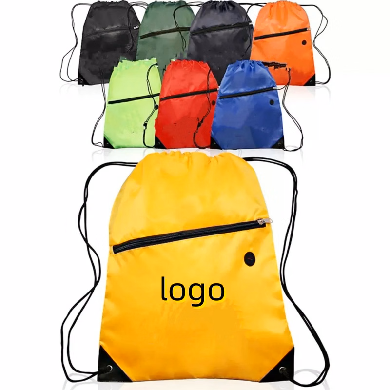 Backpack With Drawstring Shoulder