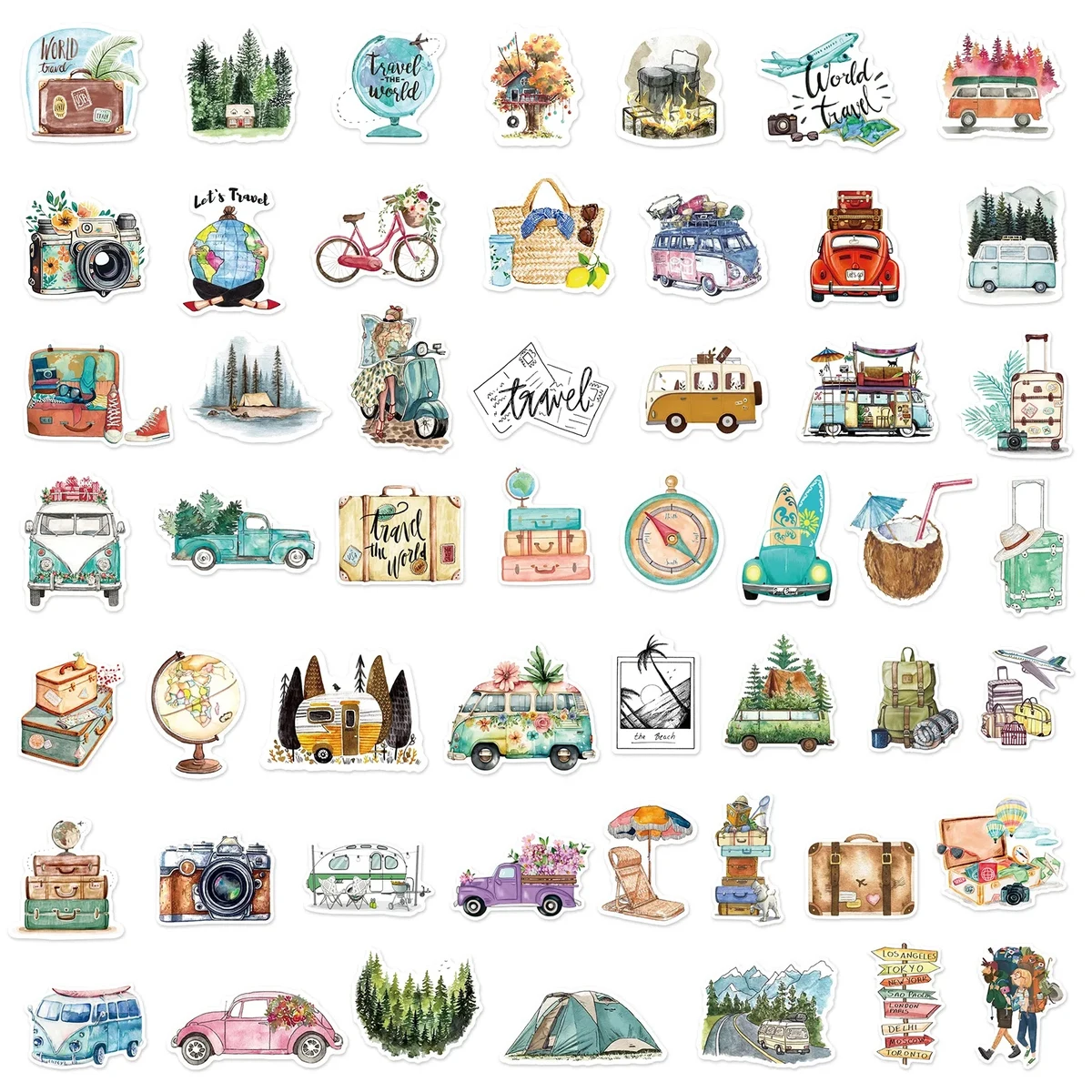 Full Color Custom Shape Removable Vinyl Sticker Sheets 1