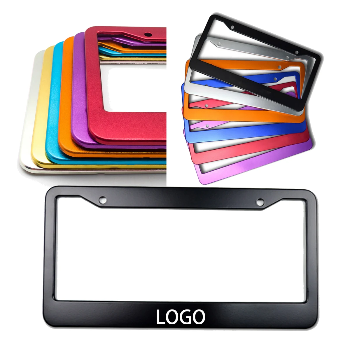 Durable Alloy License Plate Holder 1