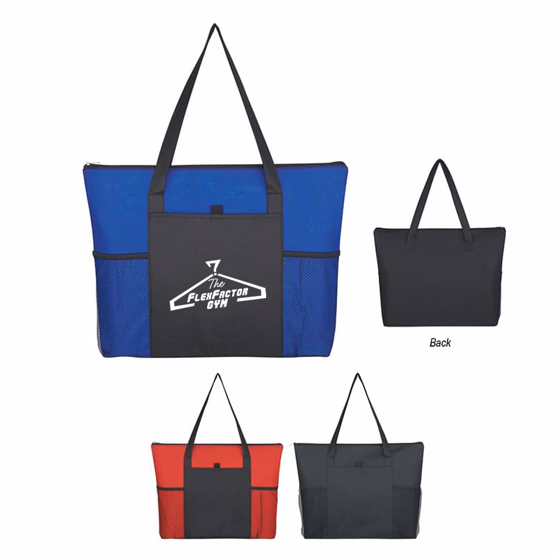 Zip-Top Tote Bag